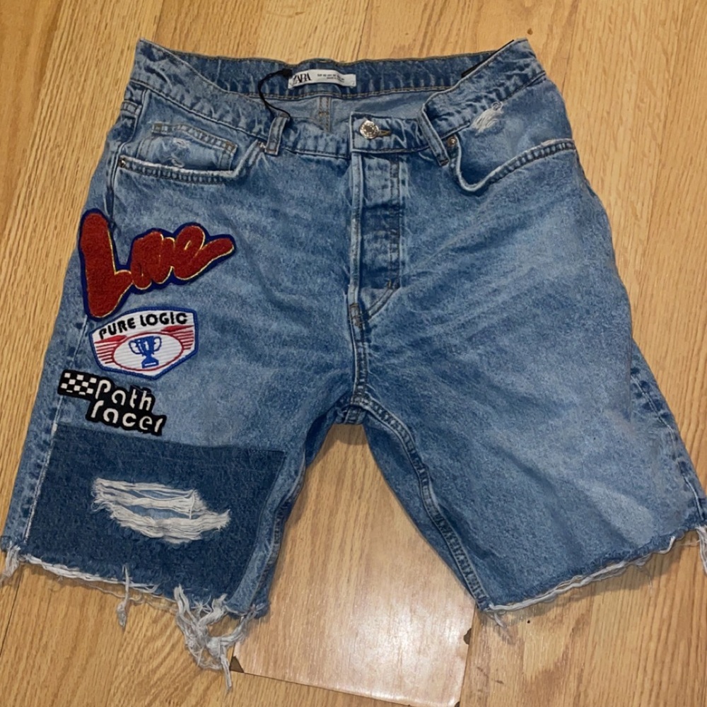 Zara Blue Jean Shorts | Size 32